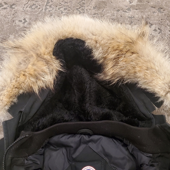 Canada Goose Women's 2506L Kensington Parka Coat in Black Size M - Picture 11 of 12